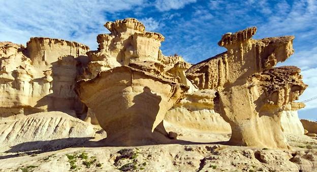 Las Erosiones de Bolnuevo Mazarró Región de Murcia