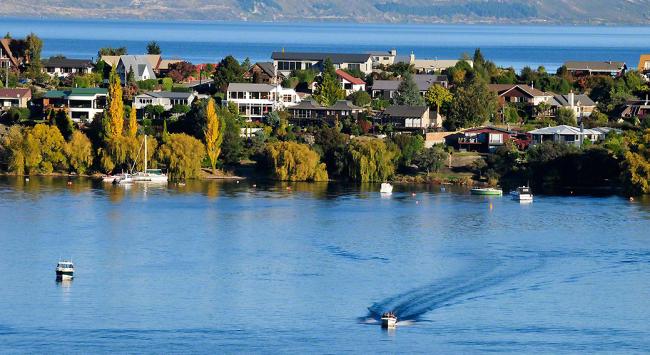 Queenstown Nueva Zelandia lago-